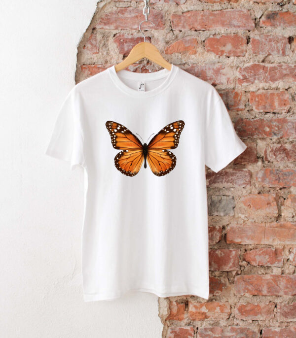 Marškinėliai su drugeliu