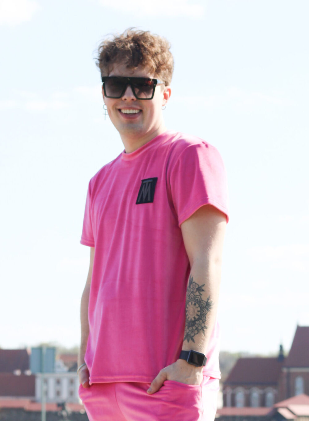 Unisex veliūriniai marškinėliai FANCY