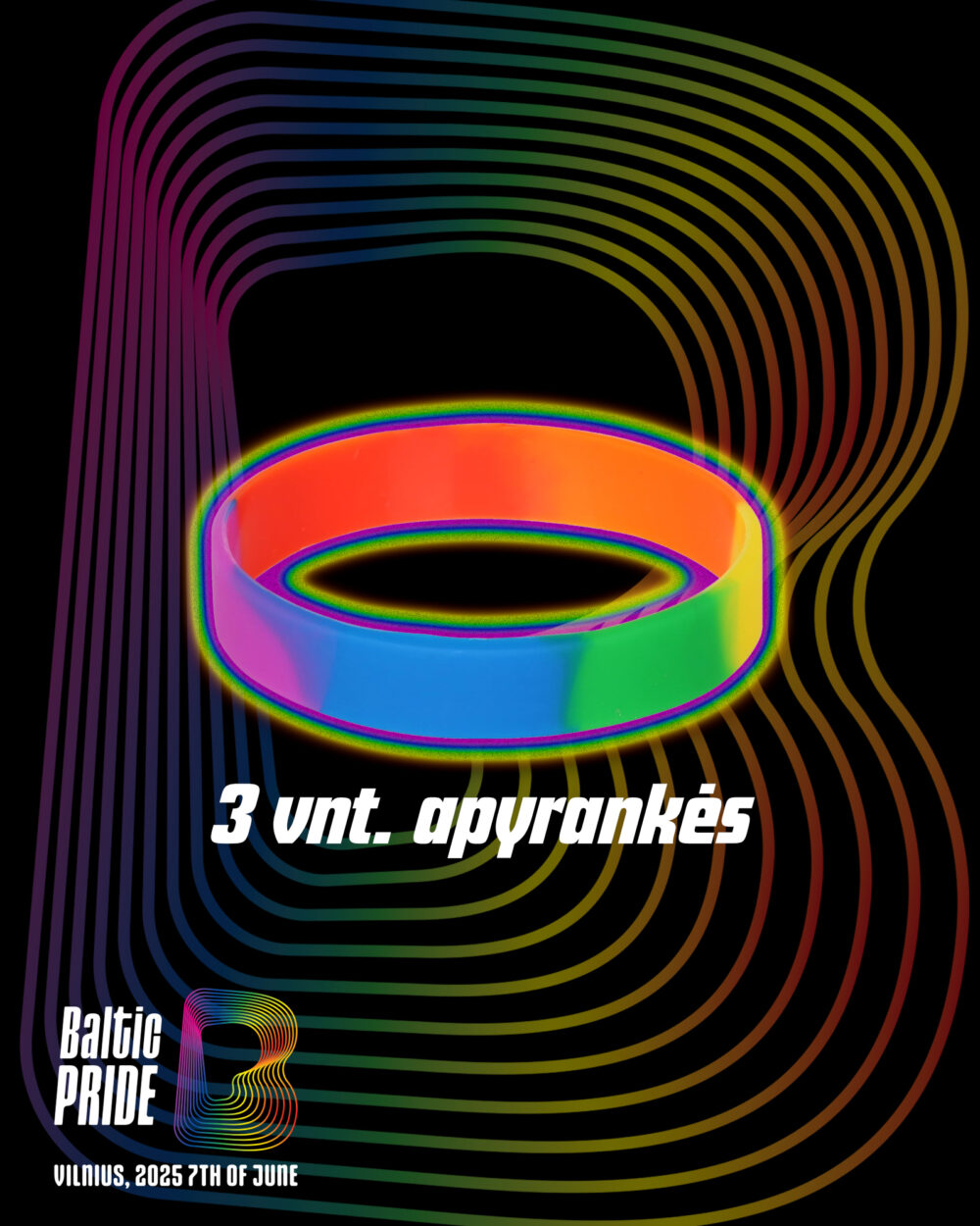 PRIDE APYRANKIŲ KOMPLEKTAS