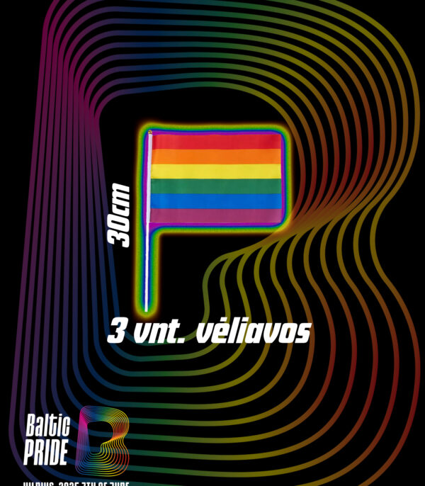 PRIDE VĖLIAVŲ KOMPLEKTAS