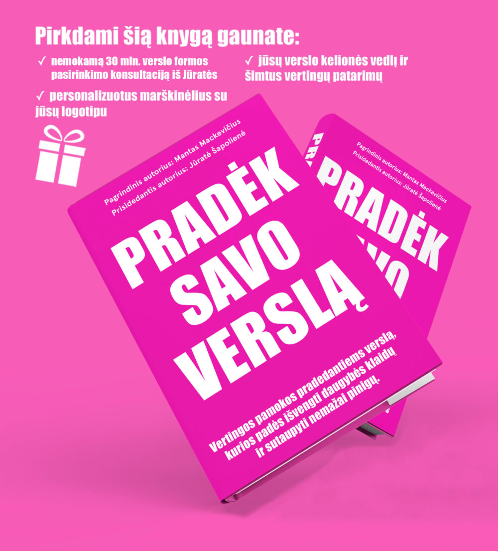 IŠANKSTINĖ PREKYBA. Fizinė ir elektroniunė knyga „Pradėk savo verslą“