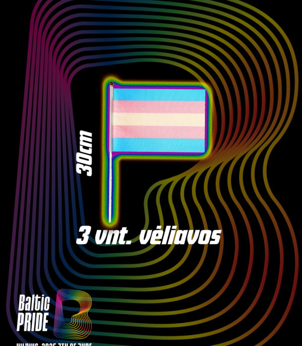 PRIDE TRANS VĖLIAVŲ KOMPLEKTAS