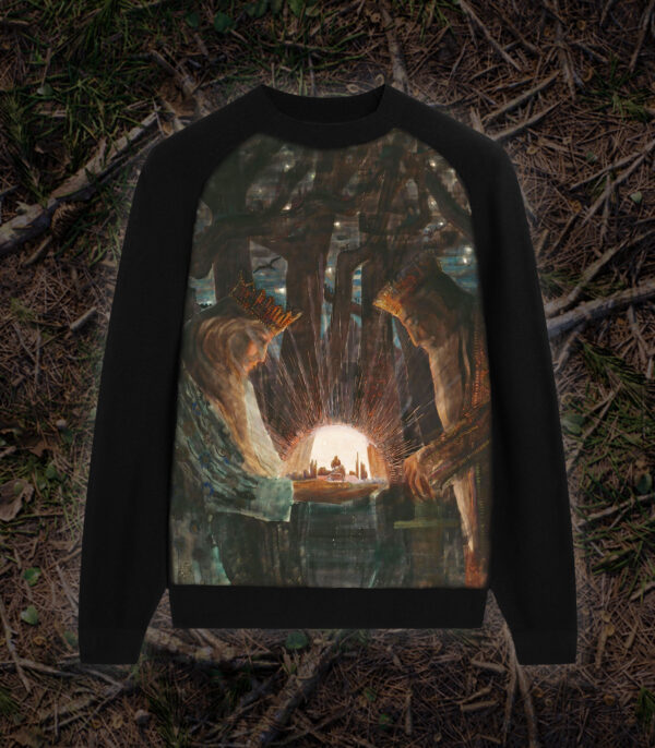 Unisex bliuzonas su M. K. Čiurlionio paveikslu „KARALIŲ PASAKA”