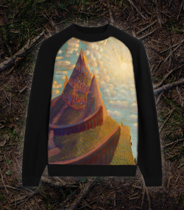 Unisex bliuzonas su M. K. Čiurlionio paveikslu „PILIES PASAKA”
