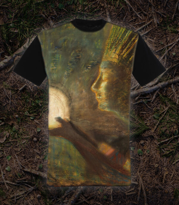 Unisex marškinėliai su M. K. Čiurlionio paveikslu „Bičiulystė”