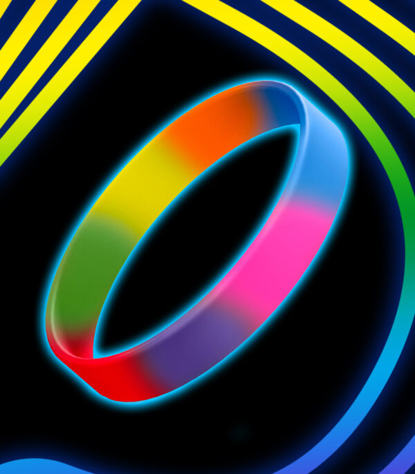 Guminė Pride apyrankė