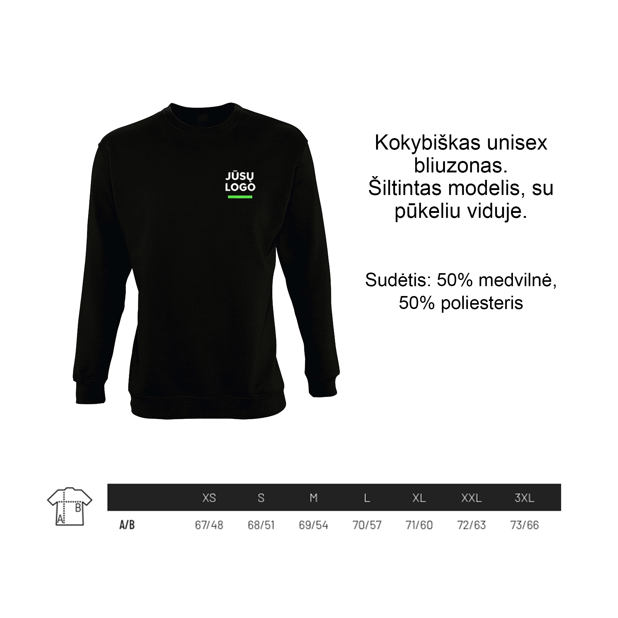 Drabužių komplektas „MIDI“ su jūsų logo - Image 3